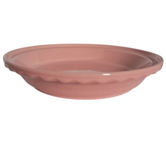 Fiestaware Fiesta CERAMIC Pie Plate Deep Dish Baker Baking Bake Bakeware Peony - Picture 3 of 17